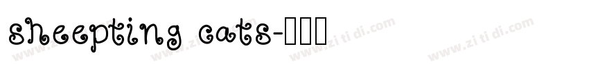 sheepting cats字体转换